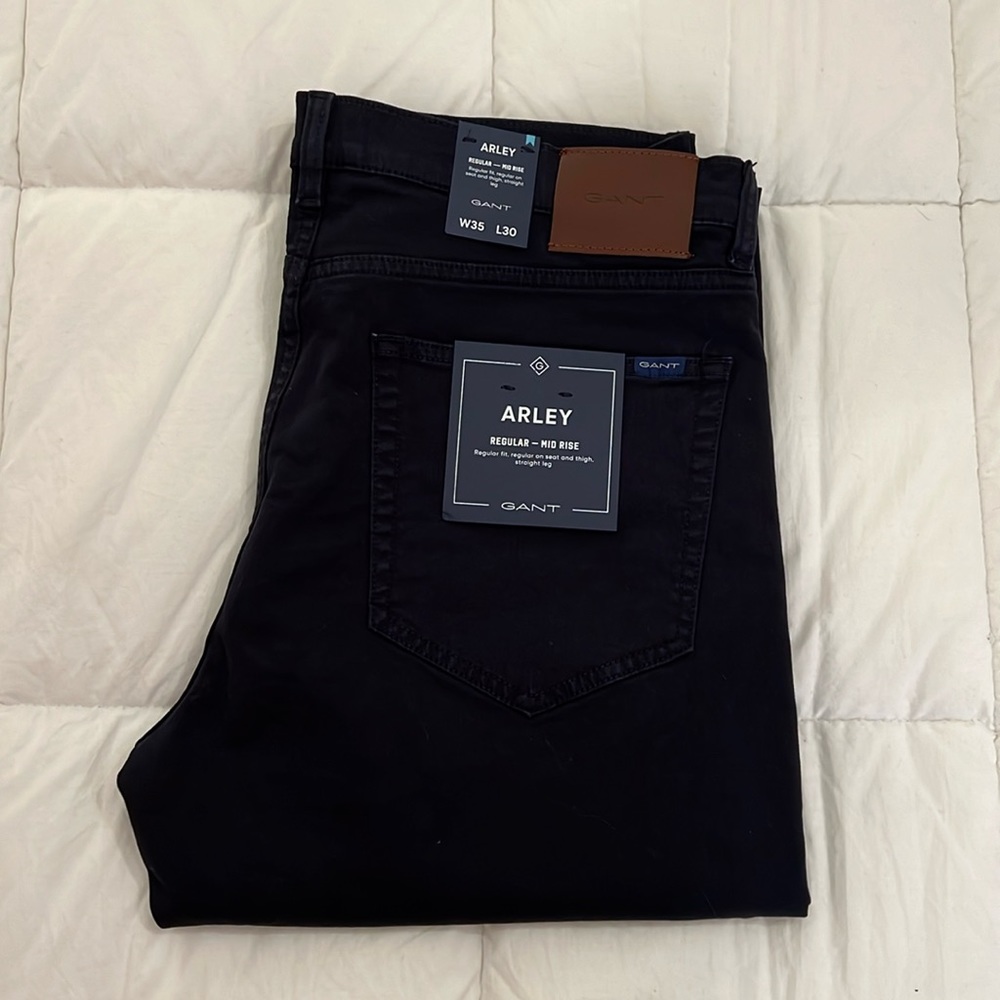 GANT Arley Regular Mid Rise Men’s Jeans Waist 35 Length 30